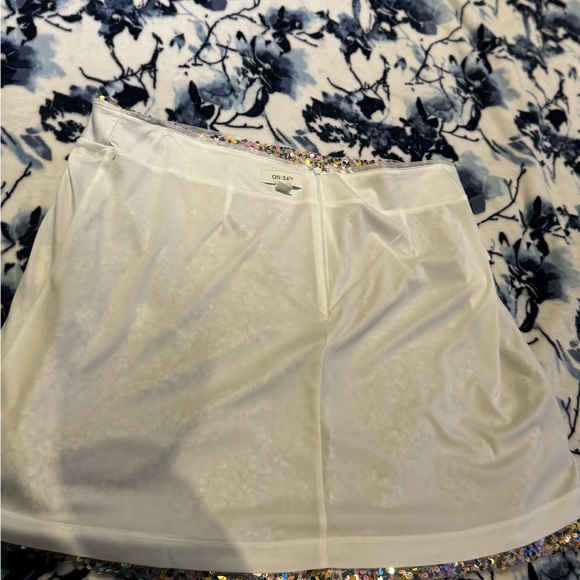 Sequin mini skirt dry cleaned size 16. Macys purchase.Above the Knee - Picture 3 of 6